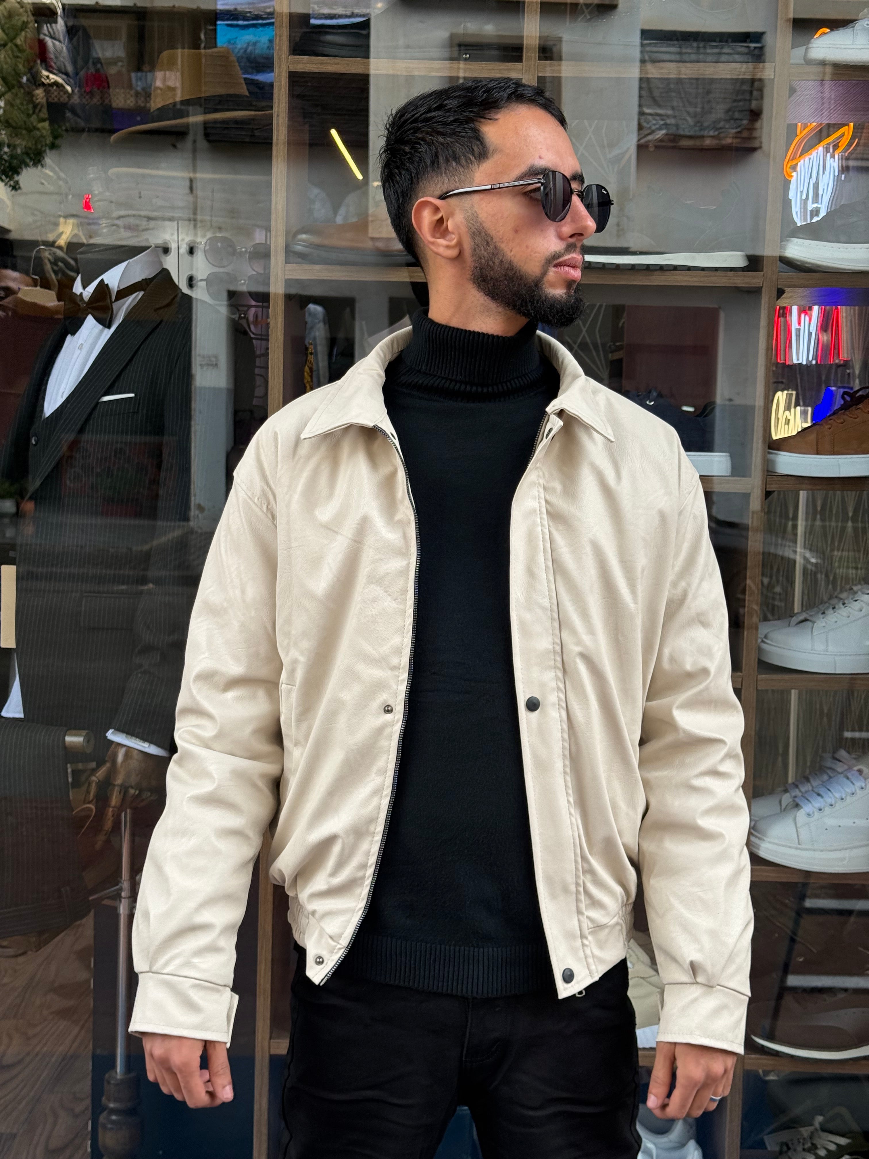 Veste Homme Beige Clair – Élégance Minimaliste & Coupe Moderne