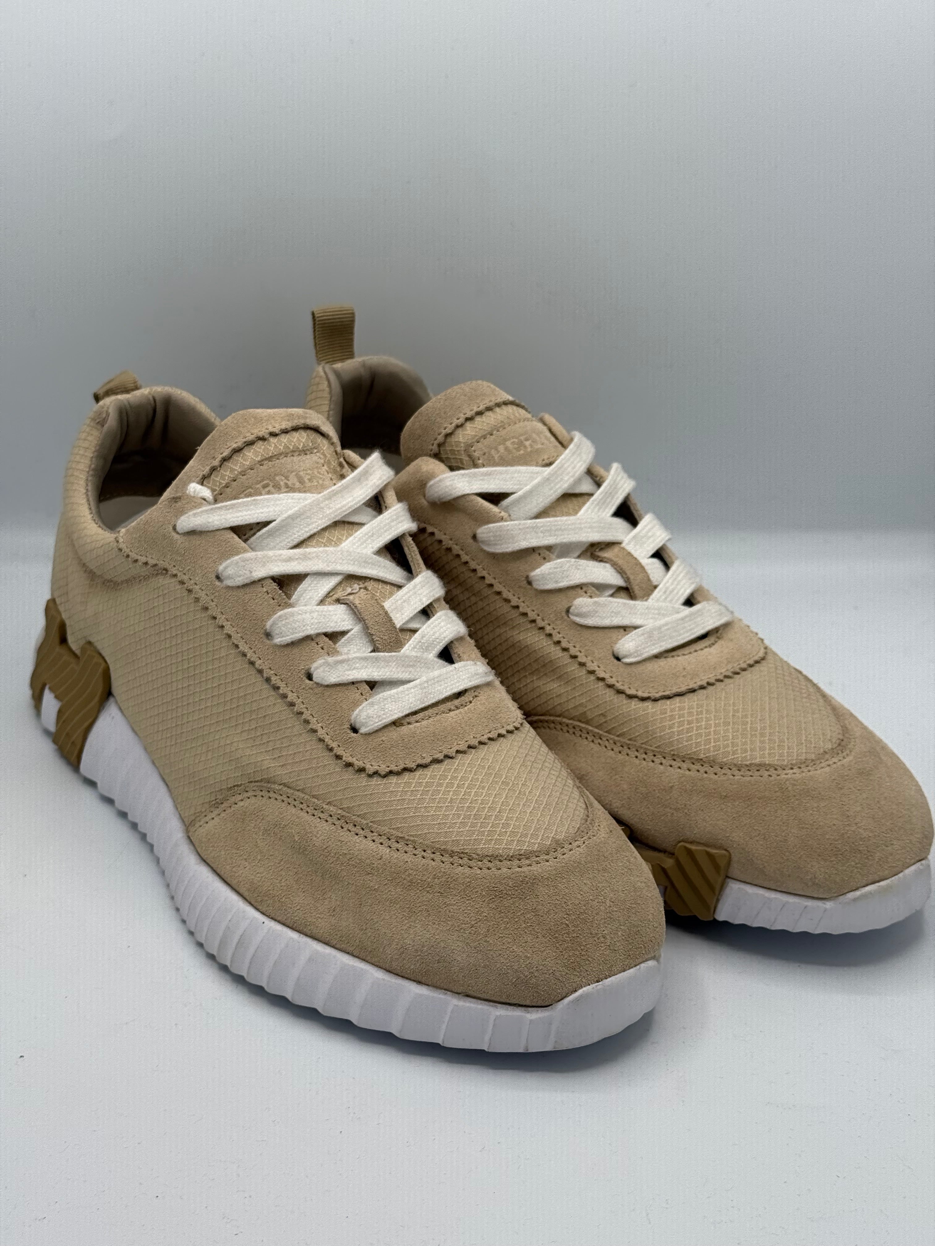 Sneakers Élégance Moderne – Beige Prestige