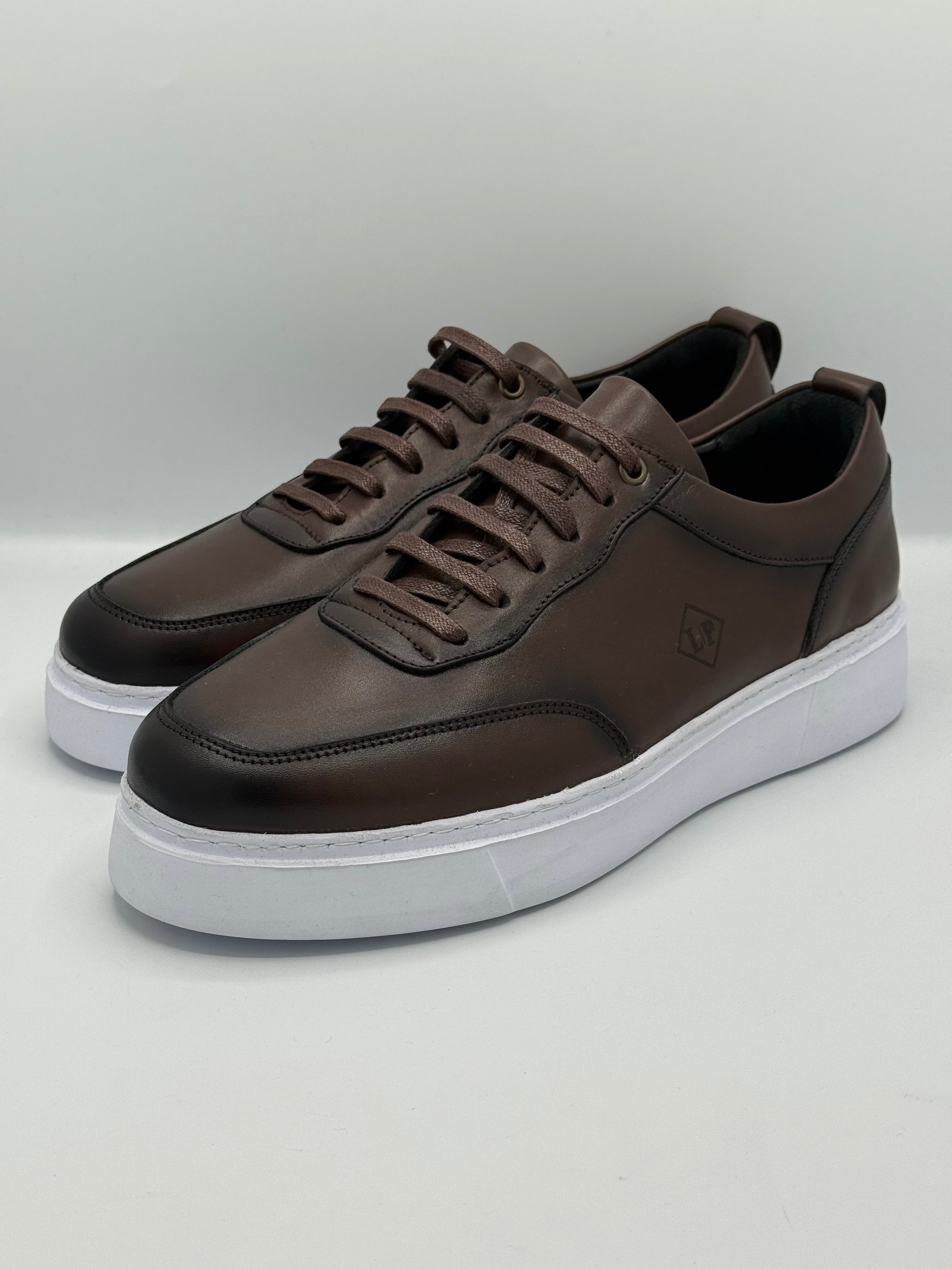 Sneakers Élégance Marron – Style Urbain Premium