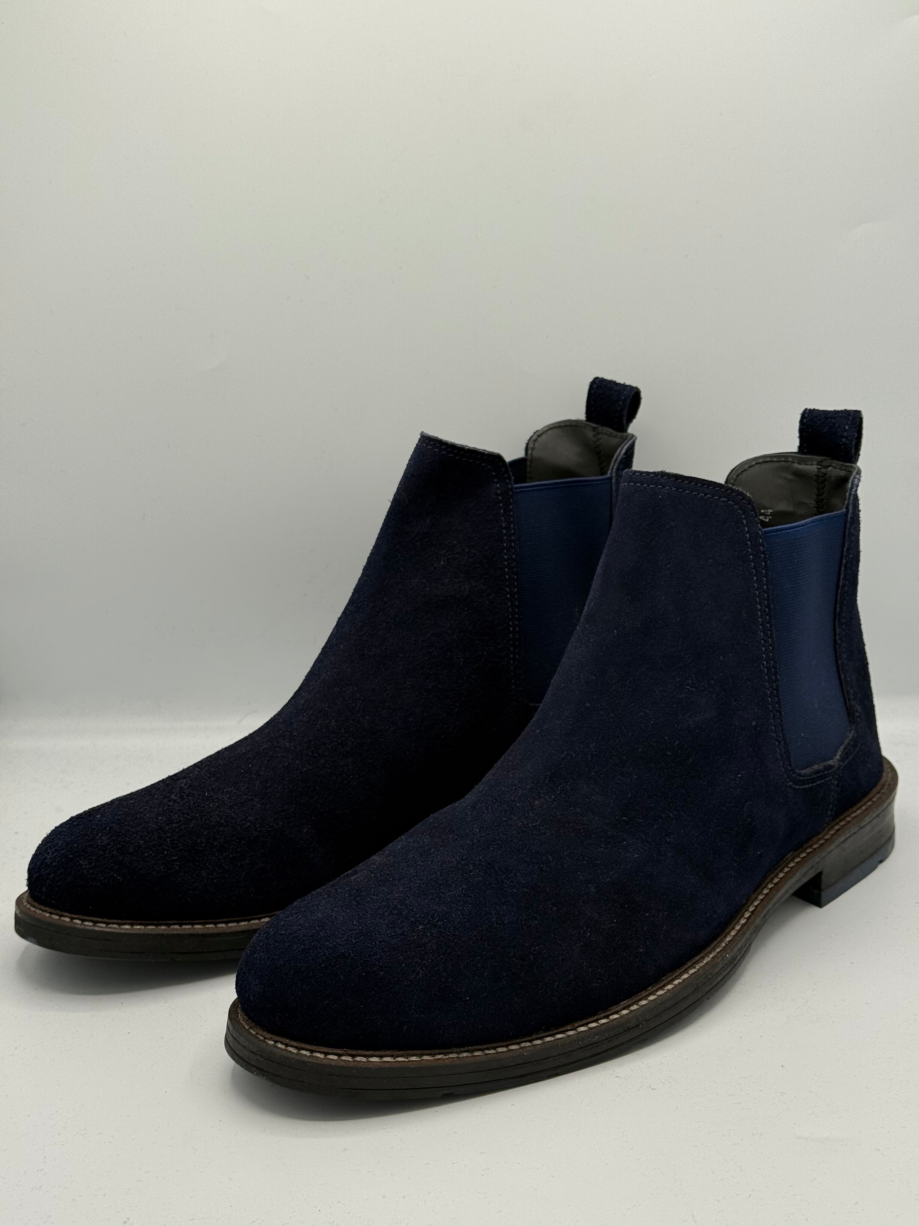 Bottines Chelsea Élégance Royale – Bleu Marine