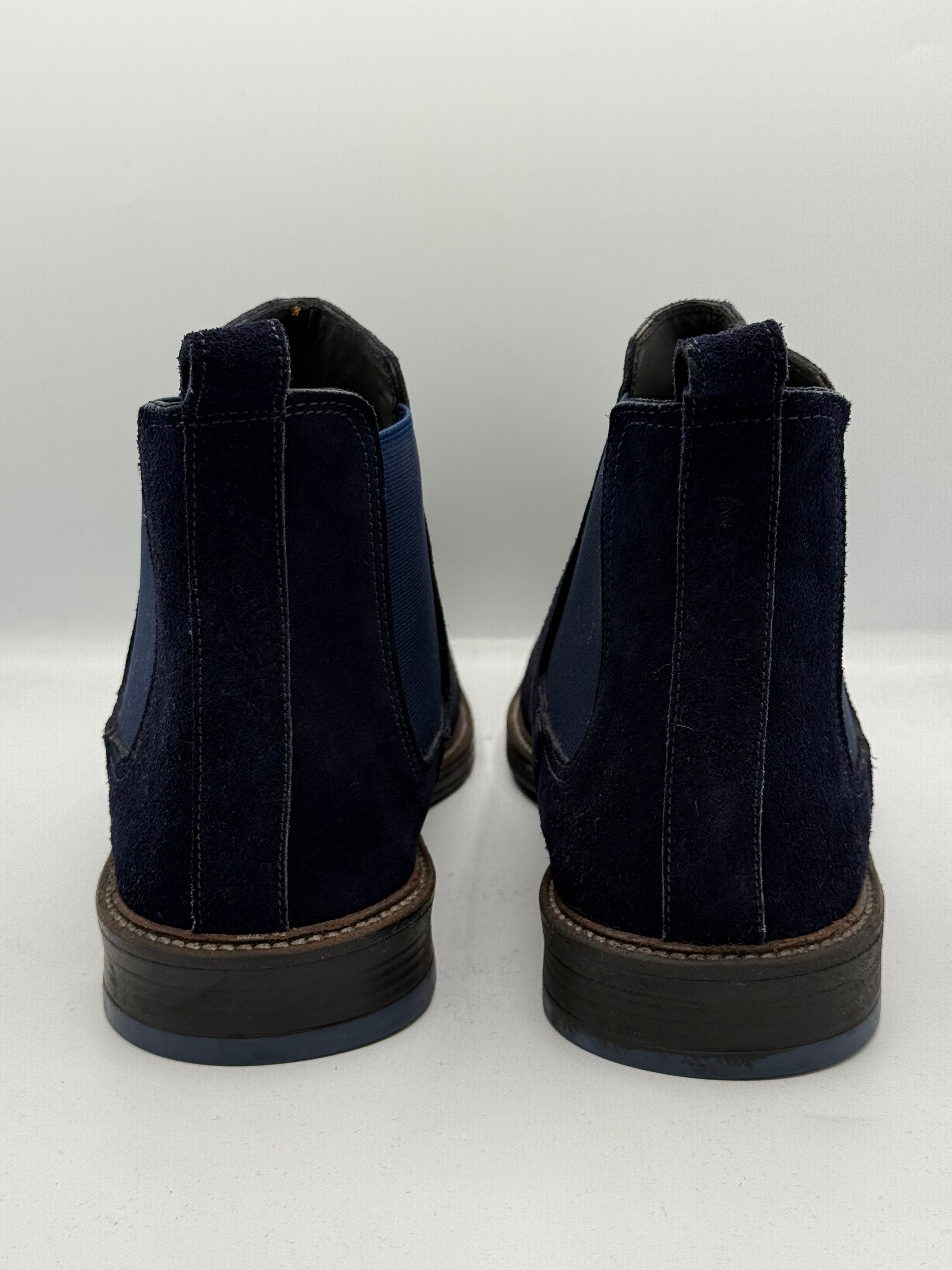 Bottines Chelsea Élégance Royale – Bleu Marine