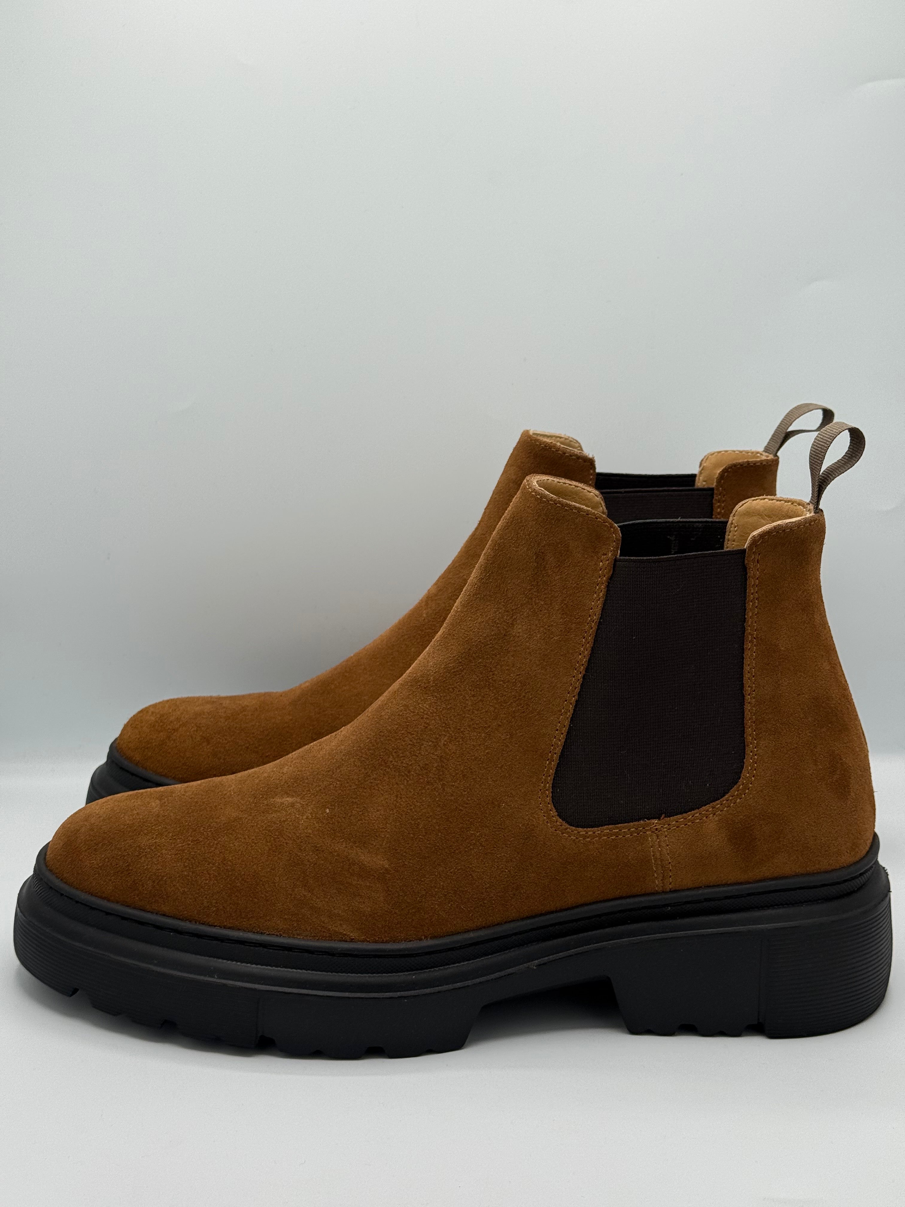 Bottines Chelsea Camel – Suédé Premium & Semelle Track
