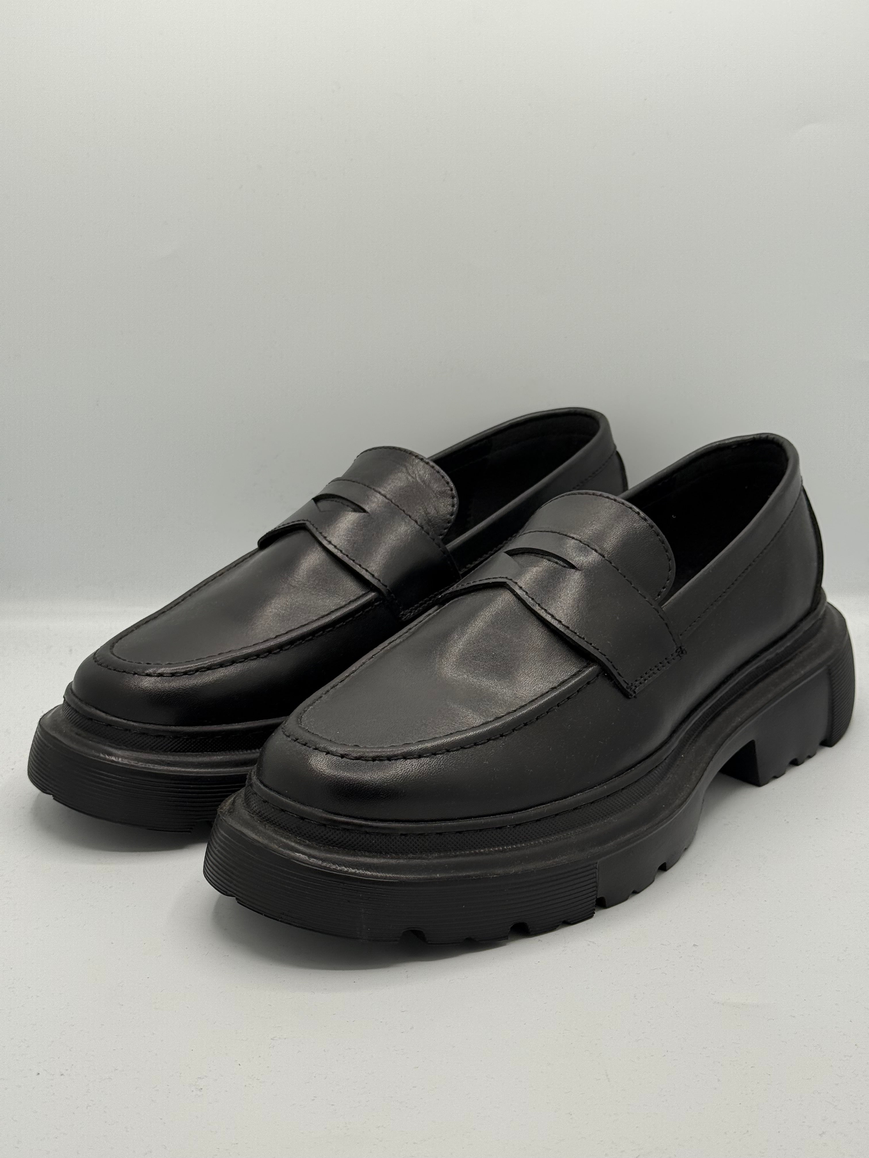 Mocassins Urbain Luxe – Noir Intense