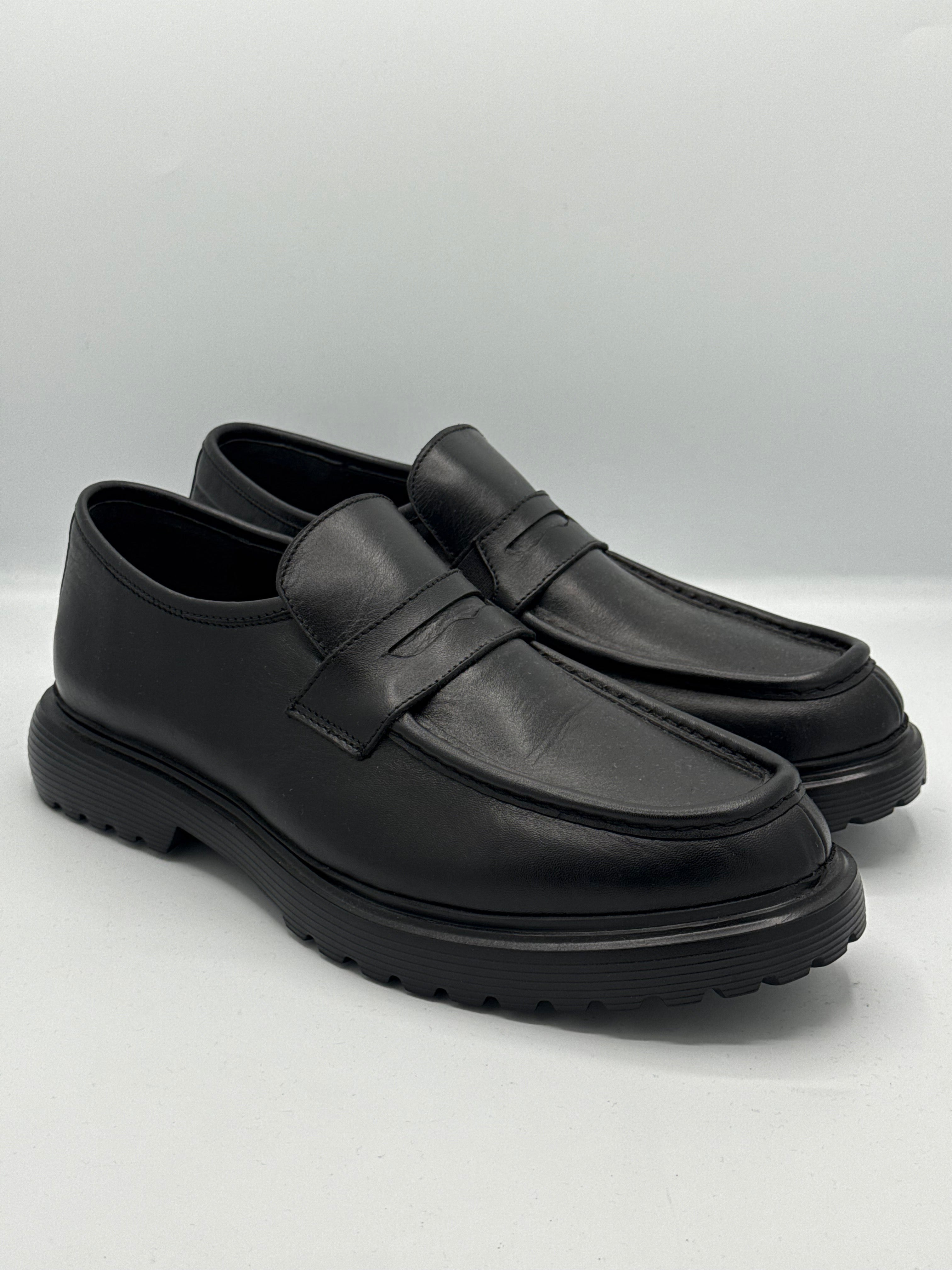 Mocassins Noirs Urban Luxe – Style Moderne & Confort Absolu
