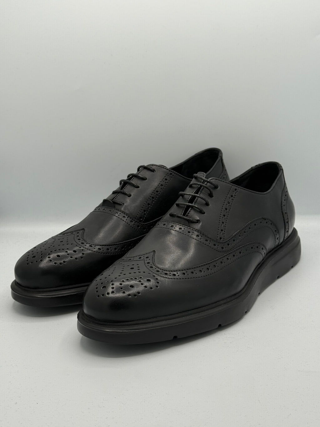 Richelieu Brogue Prestige – Noir Élégant