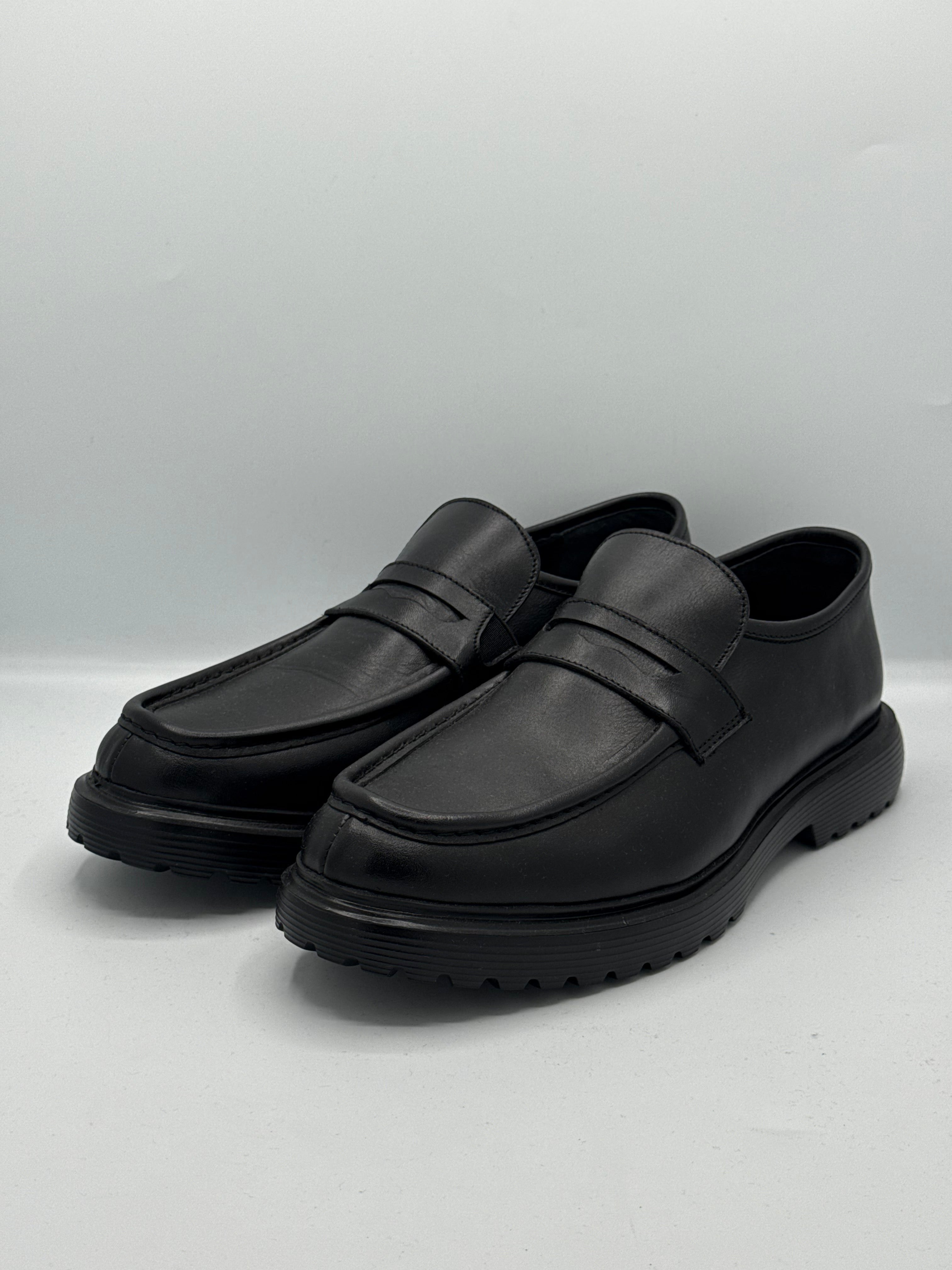 Mocassins Noirs Urban Luxe – Style Moderne & Confort Absolu