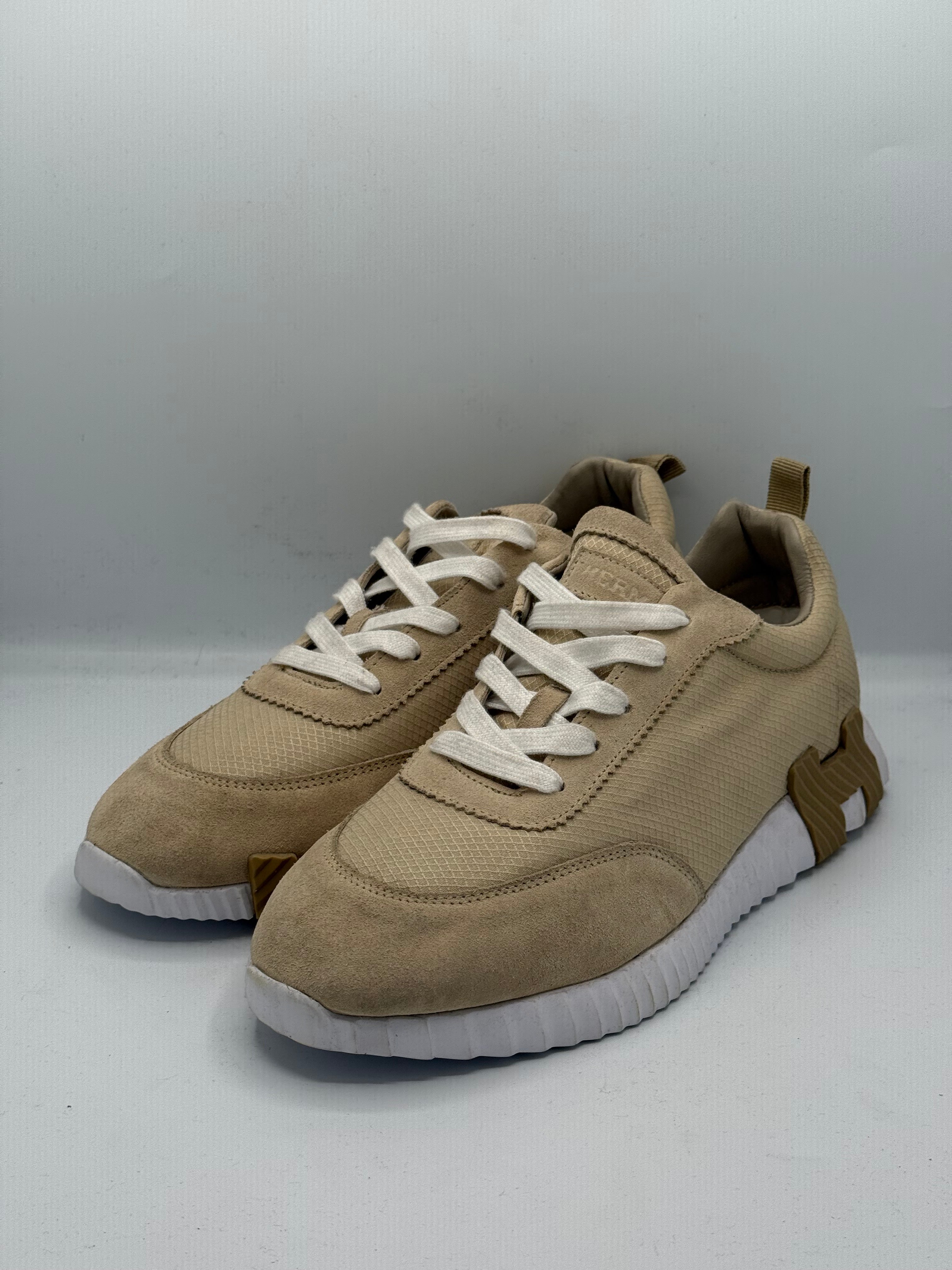 Sneakers Élégance Moderne – Beige Prestige