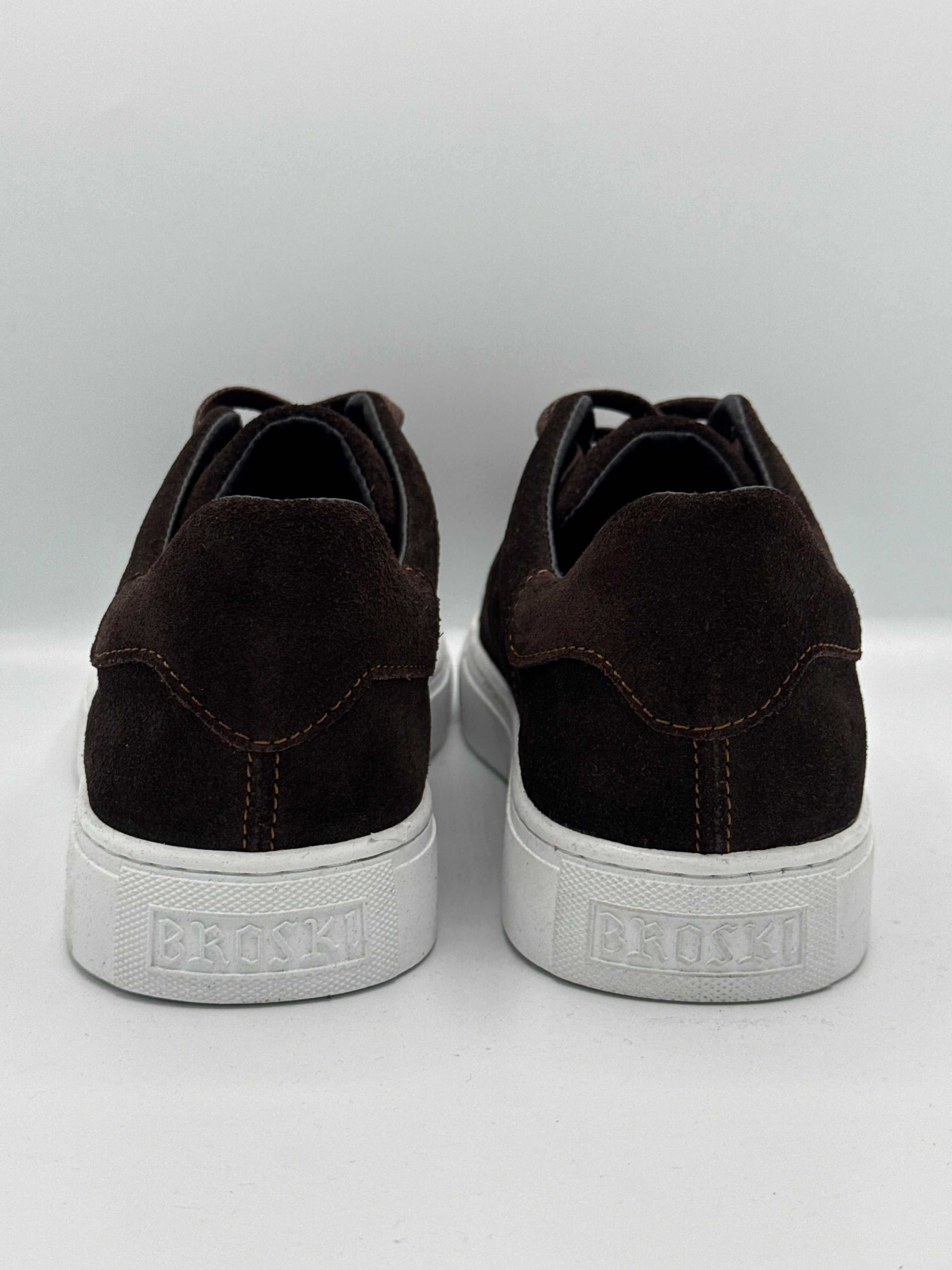 Sneakers Marron en Suédine – Élégance Urbaine & Confort Premium