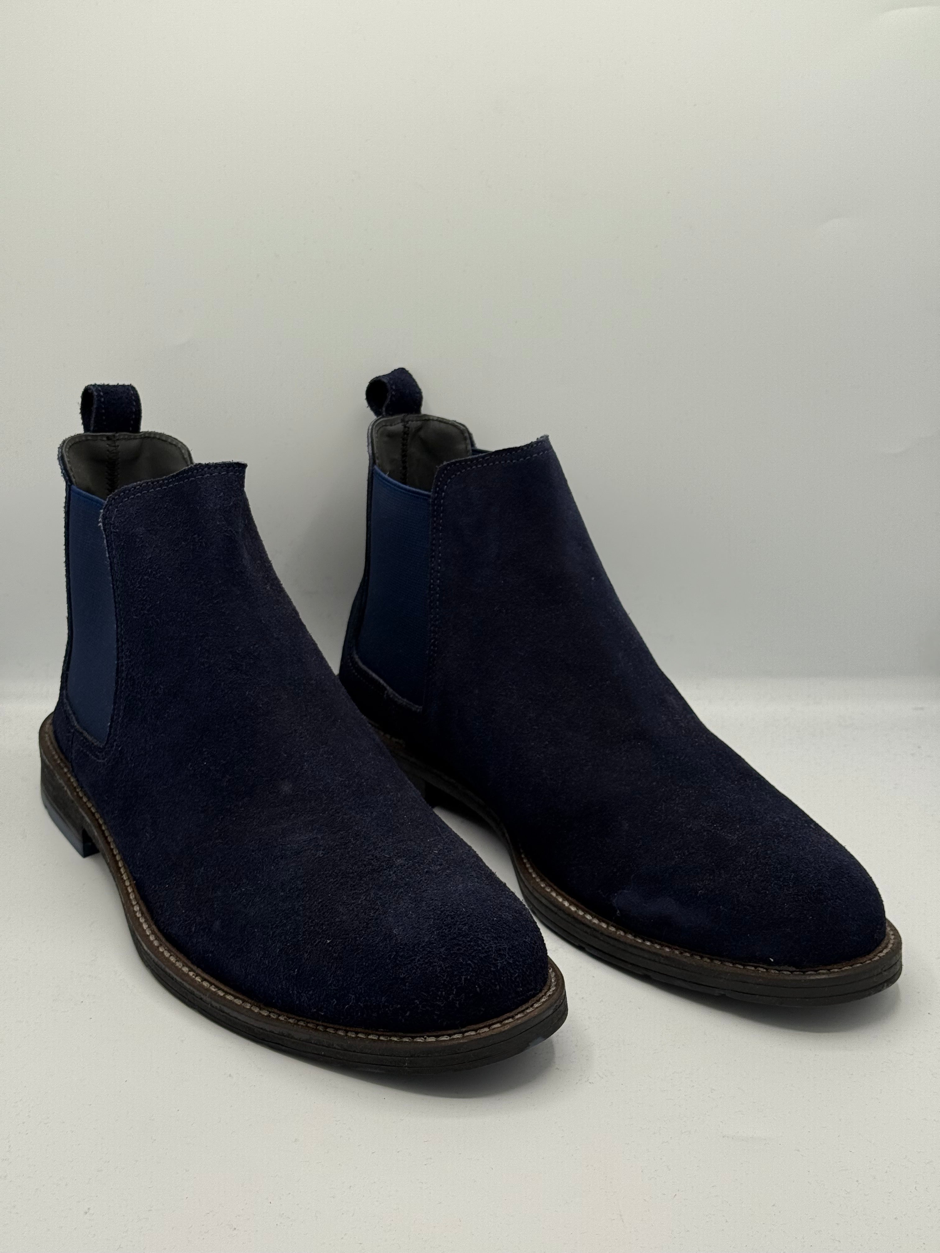 Bottines Chelsea Élégance Royale – Bleu Marine
