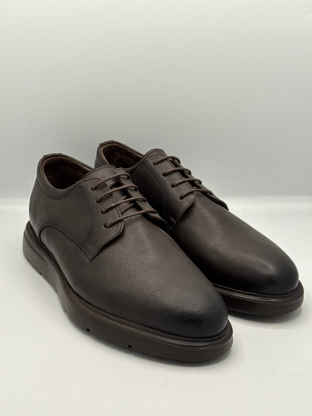 Chaussures homme en cuir Prestige Moderne – Marron Foncé