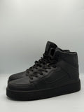 Baskets Montantes Prestige – Noir Absolu